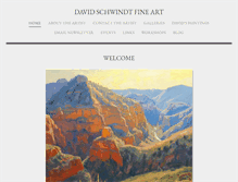 Tablet Screenshot of davidschwindtartist.com
